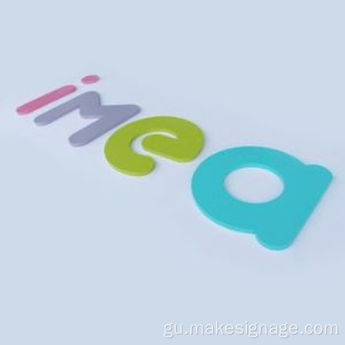 પેઇન્ટિંગ લેસર કટીંગ એક્રેલિક અક્ષર